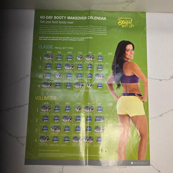 Leandro Carvalho BeachBody Brazil Butt Lift - 3 DVD Set with Guide - Picture 6 of 6